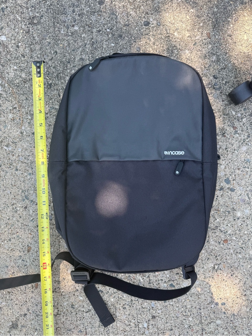 Incase Black Two-Tone Urban Backpack - plush lined, laptop sleeve